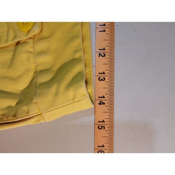 J. Crew Women's‎ 4 Chino Classic Twill Cotton Mini Skirt Mustard Yellow Nautical - Picture 3 of 6